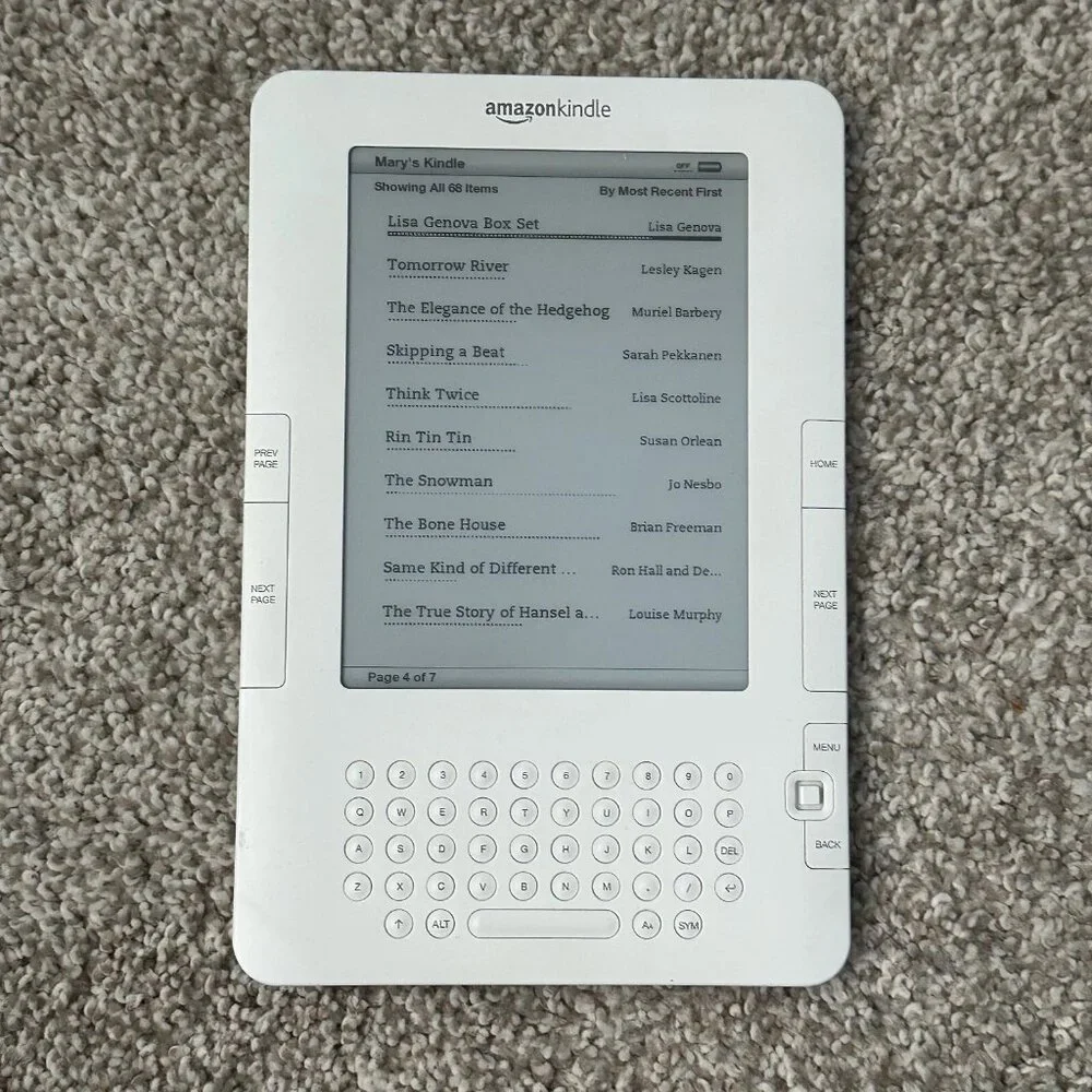 amazon kindle 2nd gen model d00701 📚 2gb